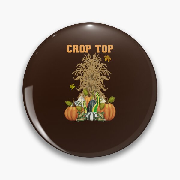 Item preview, Funny Fall Harvest Crop Top Word Puns designed and sold by tamdevo1.
