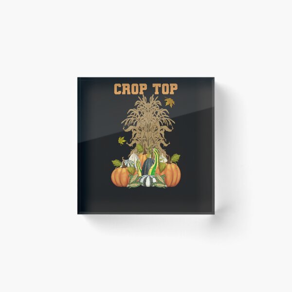 Item preview, Funny Fall Harvest Crop Top Word Puns designed and sold by tamdevo1.
