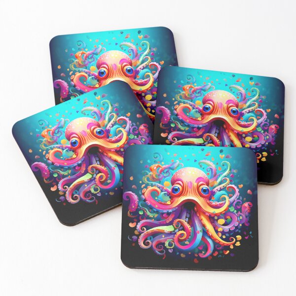 Item preview, Colourful Octopus designed and sold by John Novis.