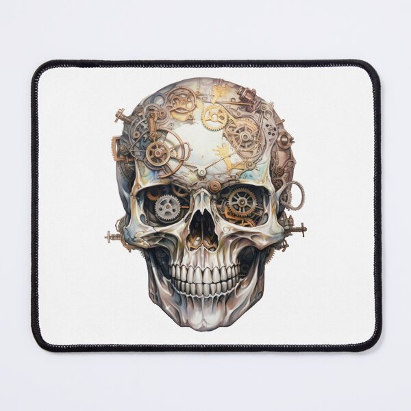 Item preview, Steampunk Skull with Clockwork Gears designed and sold by SchorlCraft.