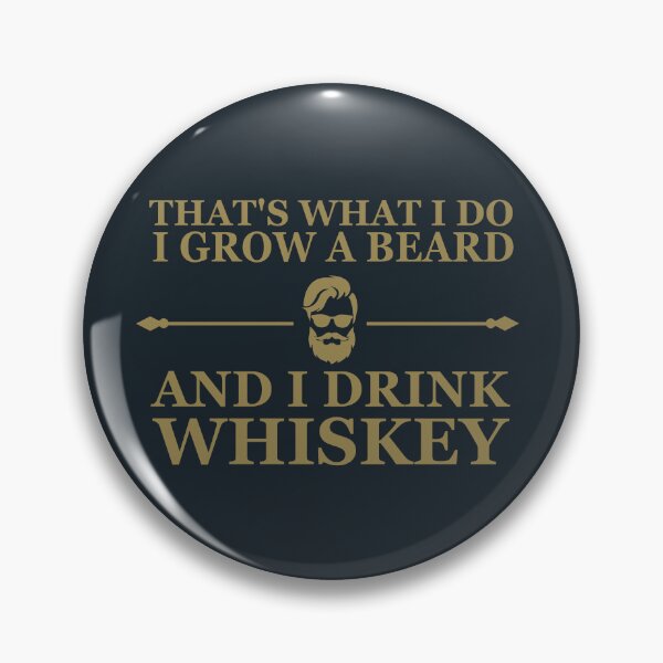 Item preview, Funny drinking whiskey quote lover bearded man drinker sayings jokes designed and sold by Alexaltay.