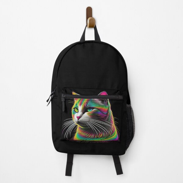 Item preview, Rainbow CyberPunk Kitty designed and sold by Natasha Keep.