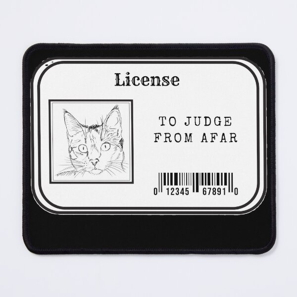Item preview, License To judge from afar designed and sold by Constanza313.
