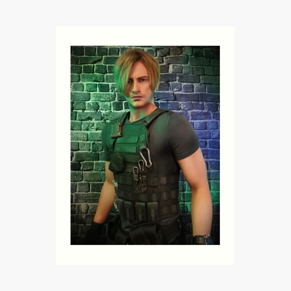 Leon Kennedy Resident Evil Death Island Cosplay Print