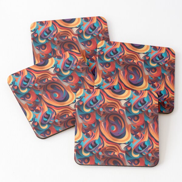Item preview, Simple Multi Coloured Floral Pattern designed and sold by Theo-B.