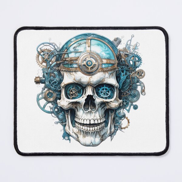 Item preview, Steampunk Skull with Clockwork Gears designed and sold by SchorlCraft.