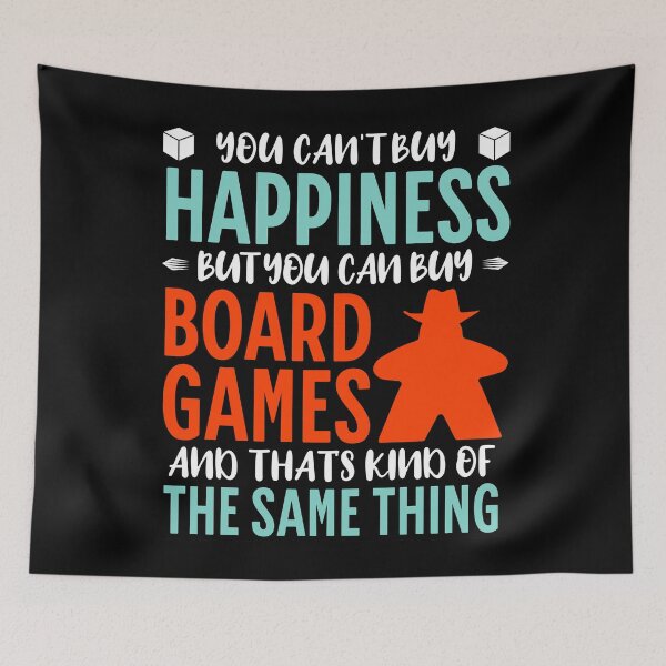 Item preview, You can’t buy happiness, but you can buy Board Games, and that’s kind of the same thing. Board Game Happiness Equation designed and sold by Zanda-Nerd-Shop.