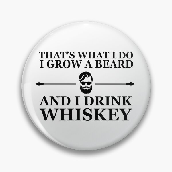 Item preview, Funny drinking whiskey quote lover bearded man drinker sayings jokes designed and sold by Alexaltay.