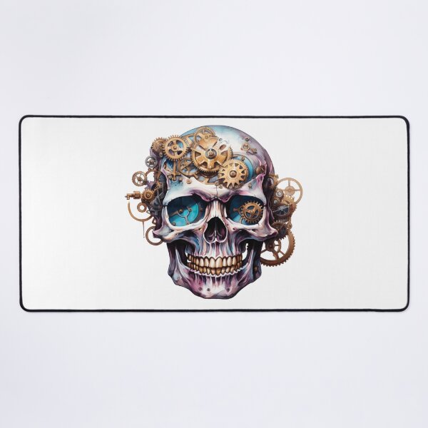 Item preview, Steampunk Skull with Clockwork Gears designed and sold by SchorlCraft.