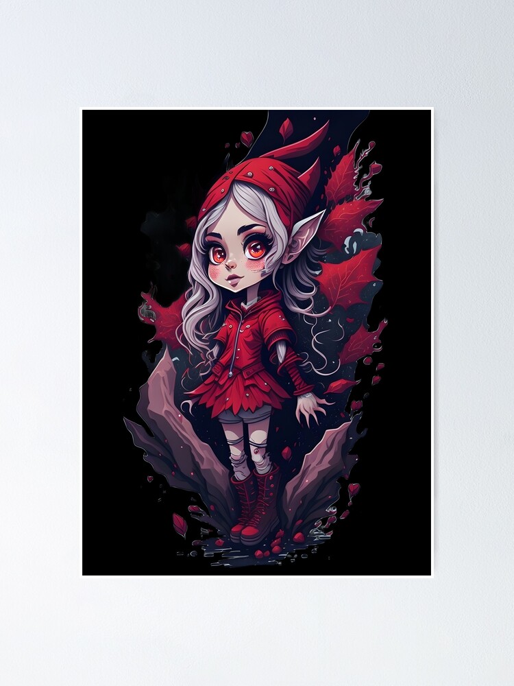 Red Elf  Poster for Sale by LukasLandShop