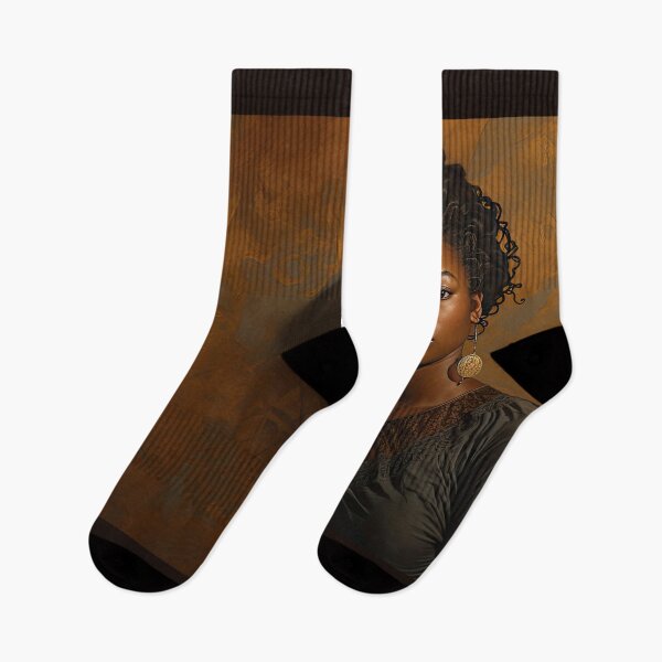 Item preview, African-American Girl with Sepia Backdrop designed and sold by Shannon Hilson.