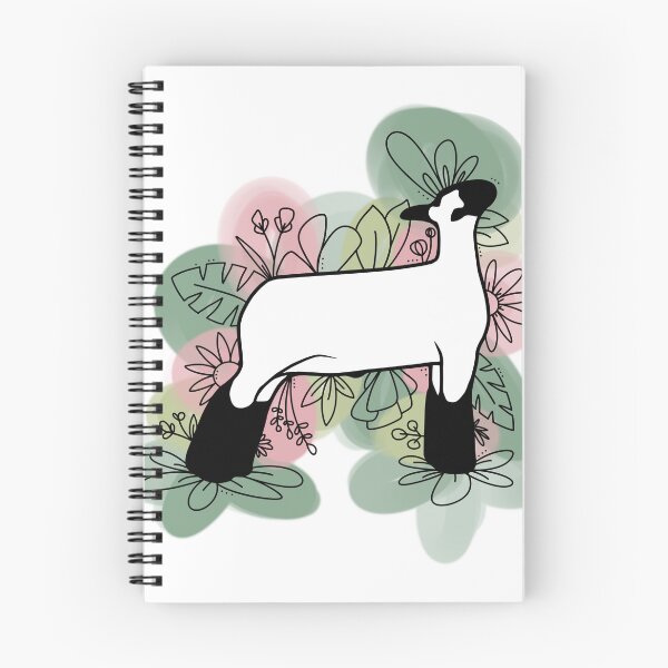 Item preview, Floral Show Lamb designed and sold by CALFinatedAg.