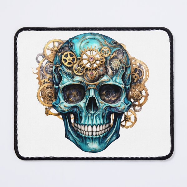 Item preview, Steampunk Skull with Clockwork Gears designed and sold by SchorlCraft.
