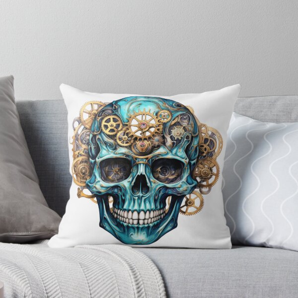 Item preview, Steampunk Skull with Clockwork Gears designed and sold by SchorlCraft.