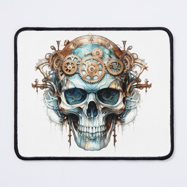 Item preview, Steampunk Skull with Clockwork Gears designed and sold by SchorlCraft.