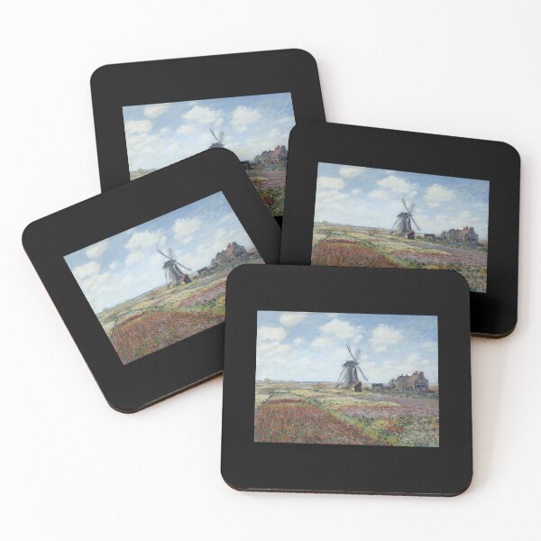 Item preview, Claude Monet - Fields Of Tulip With The Rijnsburg Win	 designed and sold by bajgzaoig48.