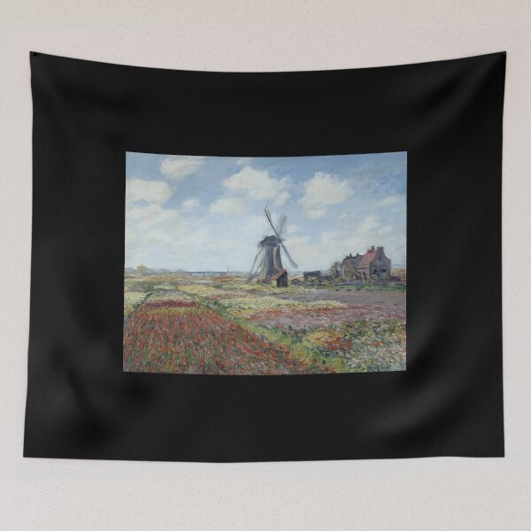 Item preview, Claude Monet - Fields Of Tulip With The Rijnsburg Win	 designed and sold by bajgzaoig48.