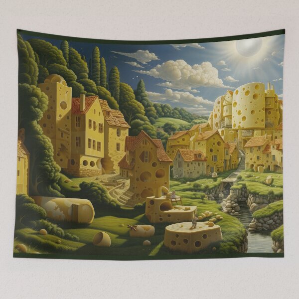Item preview, Storybook Valley Town Made of Cheese designed and sold by Shannon Hilson.