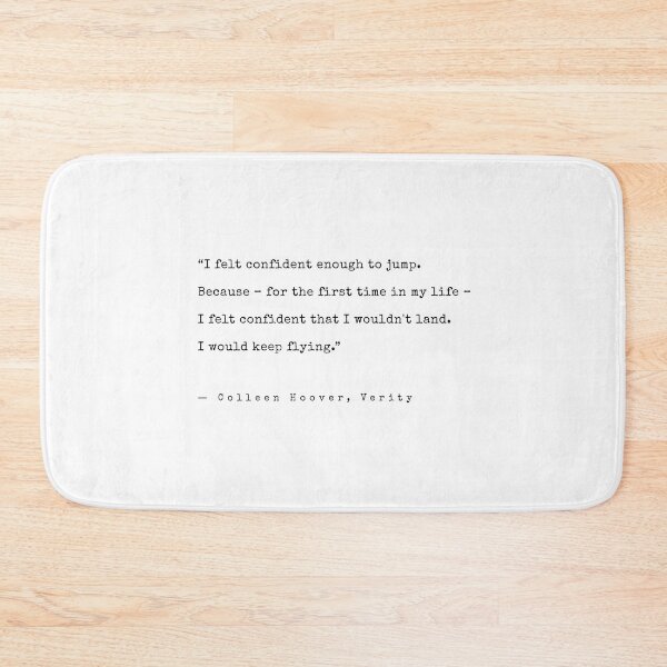 Item preview, Colleen Hoover Verity Quote designed and sold by annaspoljar.
