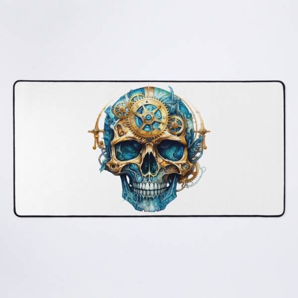 Item preview, Steampunk Skull with Clockwork Gears designed and sold by SchorlCraft.