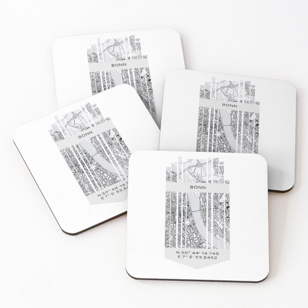 Item preview, GERMANY Bonn - Latitude/Longitude designed and sold by ALLesROUNDER.