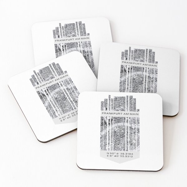 Item preview, GERMANY Frankfurt am Main - Latitude/Longitude designed and sold by ALLesROUNDER.