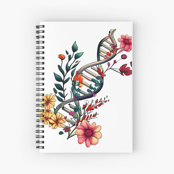 Item preview, Floral DNA Strand - In My DNA -  Red, Gold Hues designed and sold by AncestralEchoes.