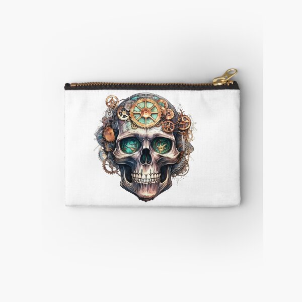 Item preview, Steampunk Skull with Clockwork Gears designed and sold by SchorlCraft.