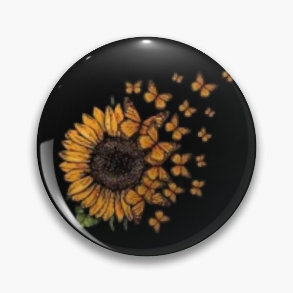 Item preview, Sunflower Butterfly Print Crew Neck T-shirt, Women's Clothing designed and sold by Do-It-Over.
