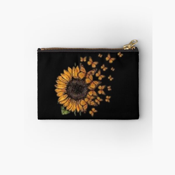 Item preview, Sunflower Butterfly Print Crew Neck T-shirt, Women's Clothing designed and sold by Do-It-Over.