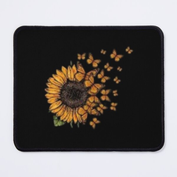 Item preview, Sunflower Butterfly Print Crew Neck T-shirt, Women's Clothing designed and sold by Do-It-Over.