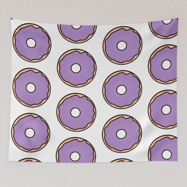 Artikelvorschau, Lila Donut entworfen und verkauft von Nugget's Illustrations.