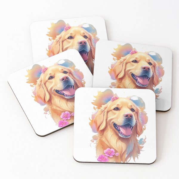 Item preview, Golden Retriever Puppy Campfire Comic Cartoon  designed and sold by Petsthetic.