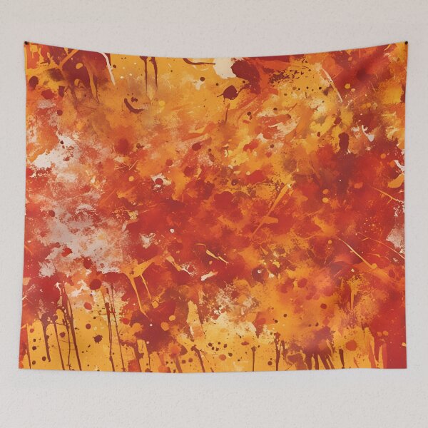 Item preview, In the eye of the volcano abstract digital painting designed and sold by SirenSeventyOne.