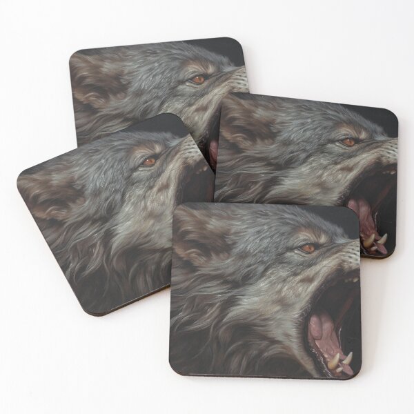 Item preview, Snarling Evening Wolf designed and sold by Shannon Hilson.
