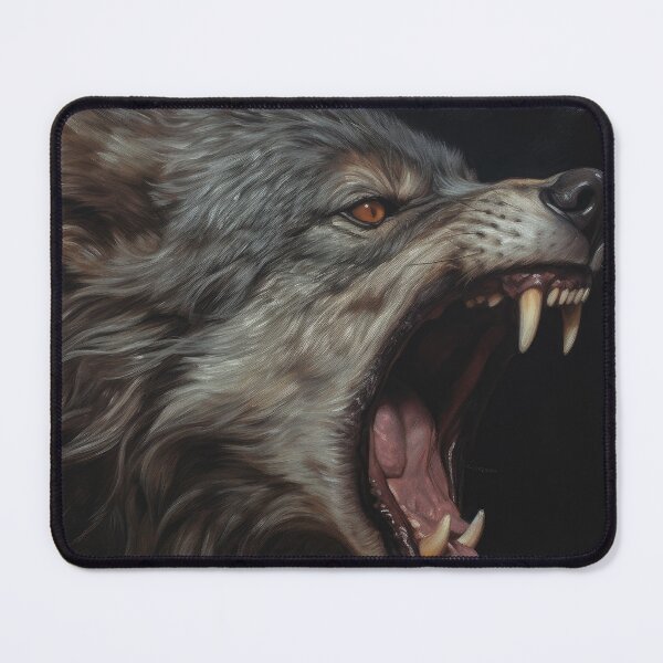 Item preview, Snarling Evening Wolf designed and sold by Shannon Hilson.