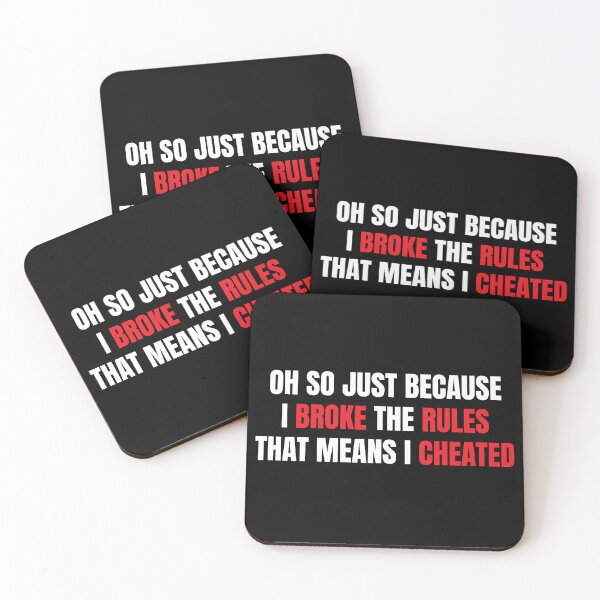Item preview, Broke The Rules Does That Mean I Cheated designed and sold by Charcoalart.