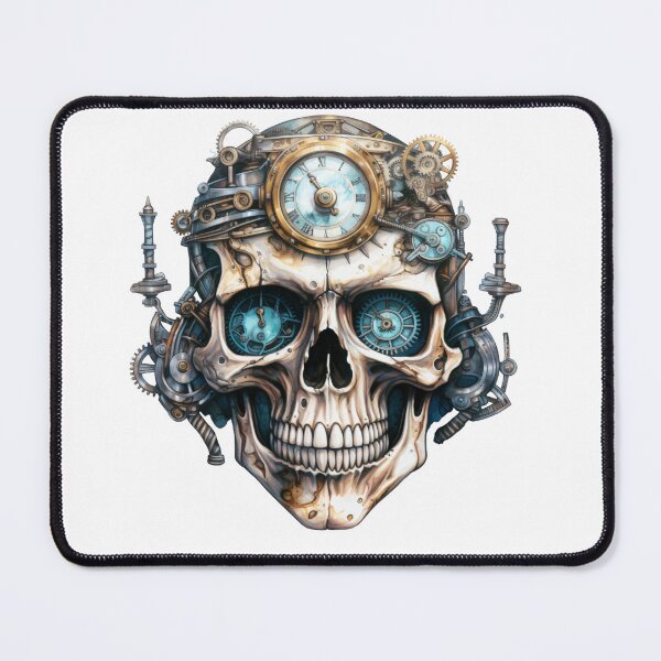 Item preview, Steampunk Skull with Clockwork Gears designed and sold by SchorlCraft.