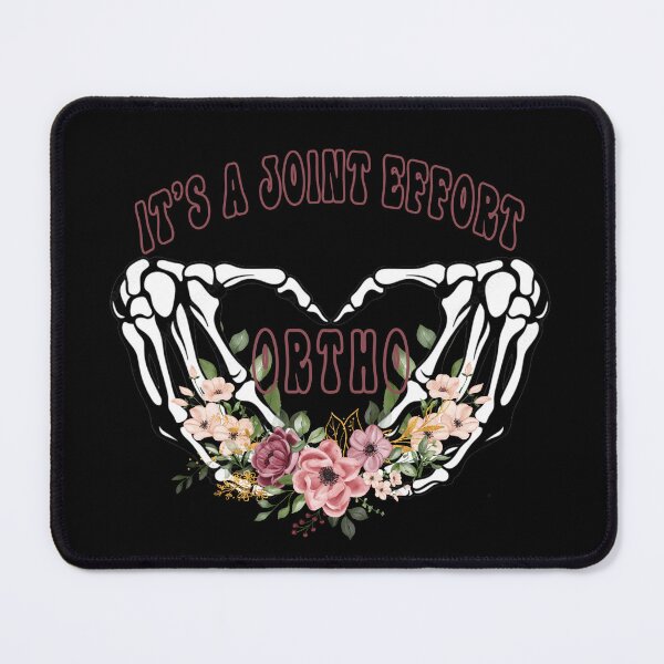 Item preview, its a joint effort ortho , Ortho Nurse, funny ortho ,  Floral skeleton hand designed and sold by Lam Assia.