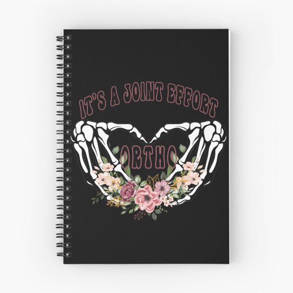 Item preview, its a joint effort ortho , Ortho Nurse, funny ortho ,  Floral skeleton hand designed and sold by Lam Assia.