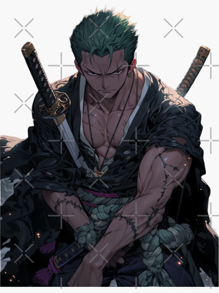 One Piece Roronoa Zoro Iron On Transfer #3 – Divine Bovinity Design