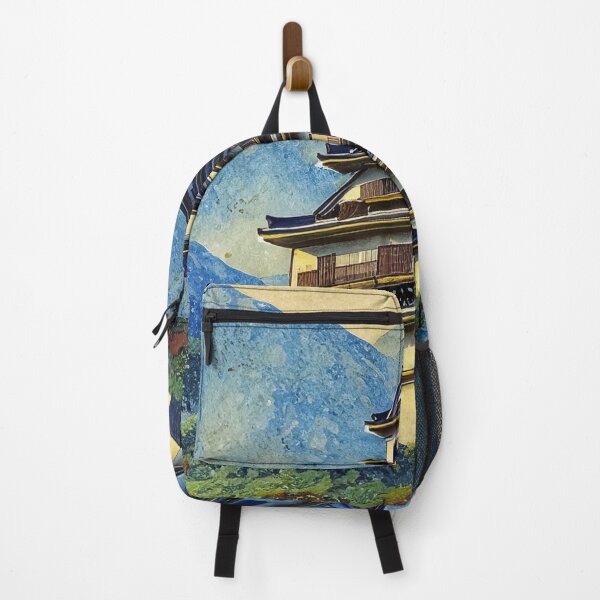 Item preview, A Medieval Japanese Castle Designed With Ukiyo e Art designed and sold by safasenart.