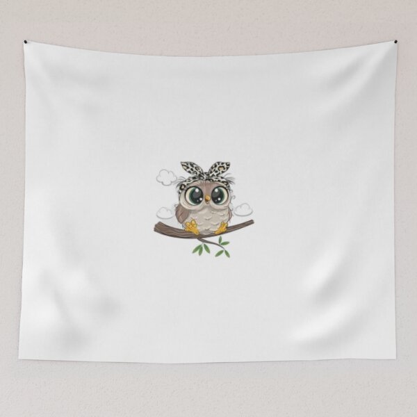 Item preview, Cartoon Kawaii Owl Print T-Shirt, Women's Clothing designed and sold by Do-It-Over.