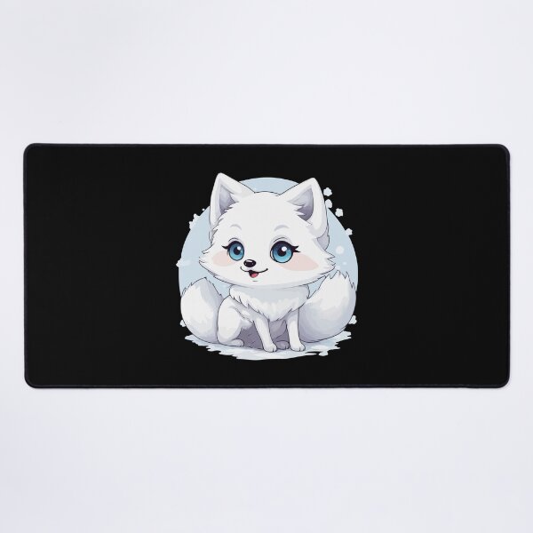 Item preview, Kawaii Cute Arctic Fox In SnowKawaii Cute Arctic Fox In Snow designed and sold by Ridaelb.