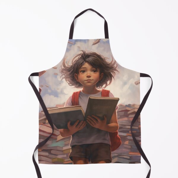 Item preview, Curious Little Girl in a World Full of Books designed and sold by Shannon Hilson.