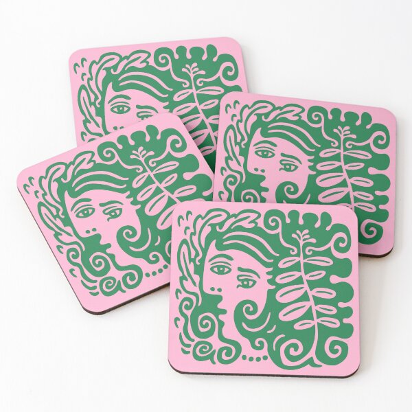 Item preview, Mother Nature Pink and Green designed and sold by tonymagnerart.