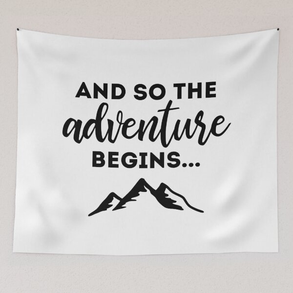 Item preview, And so the adventure begins...  designed and sold by lovelifeletter.