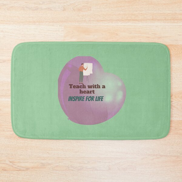 Item preview, Inspiring Education: Teach with a Heart- Inspirational Quotes designed and sold by zeddy-store.