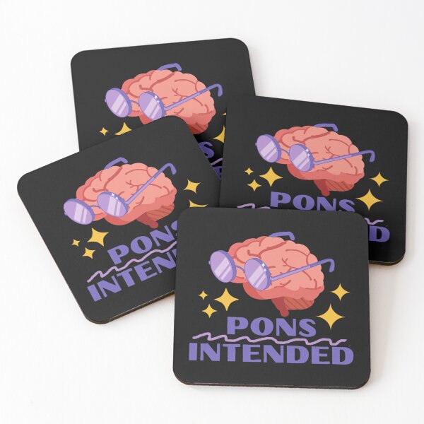 Item preview, Pons Intended - Neuroscience Puns  designed and sold by sofialangleya.
