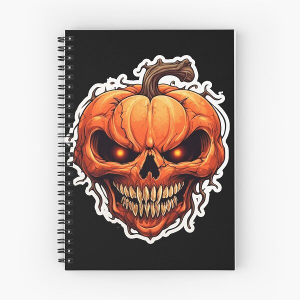 Item preview, Horror pumpkin design for halloween designed and sold by Stickerlion.